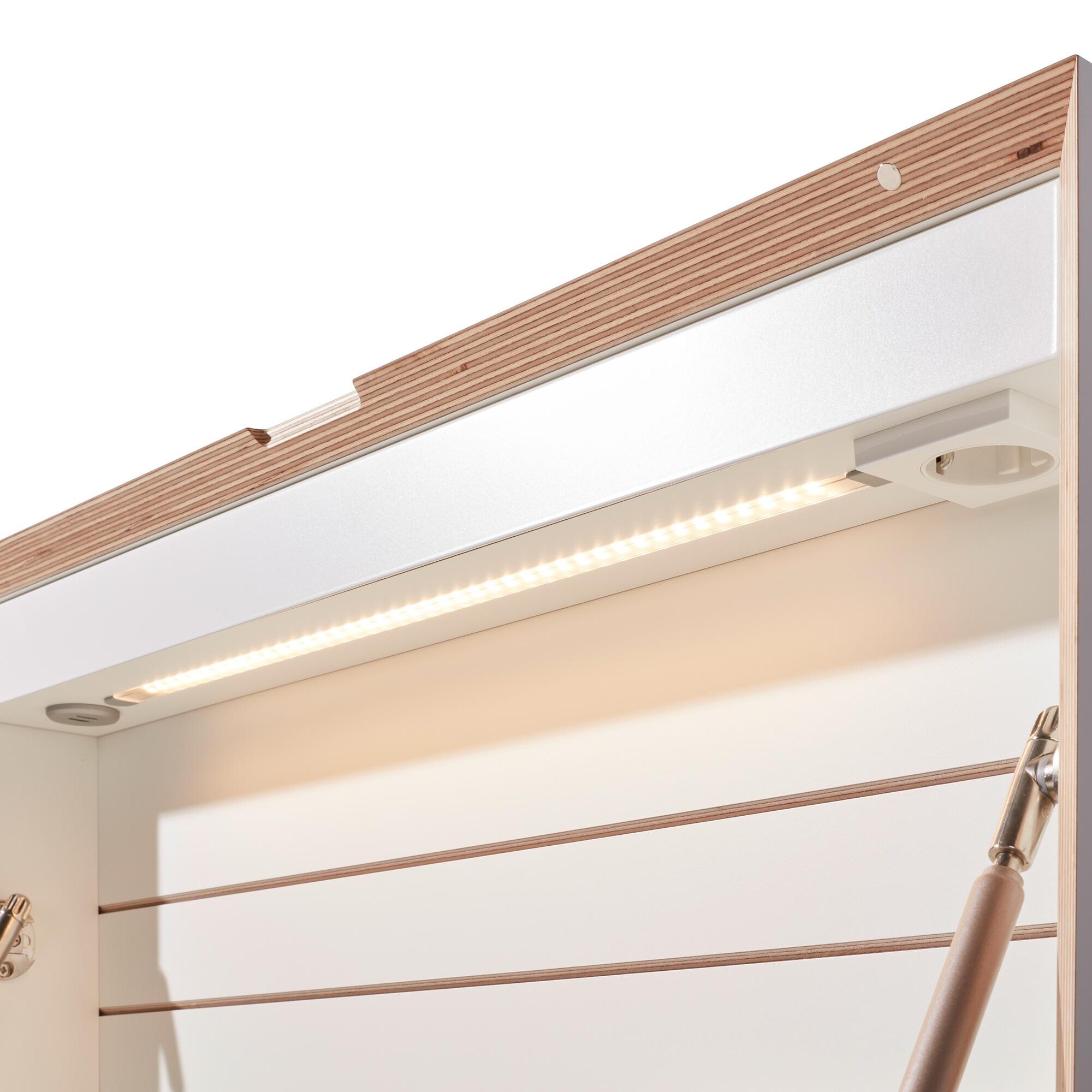 Flatbox LED Wall Secretary with On/Off Switch