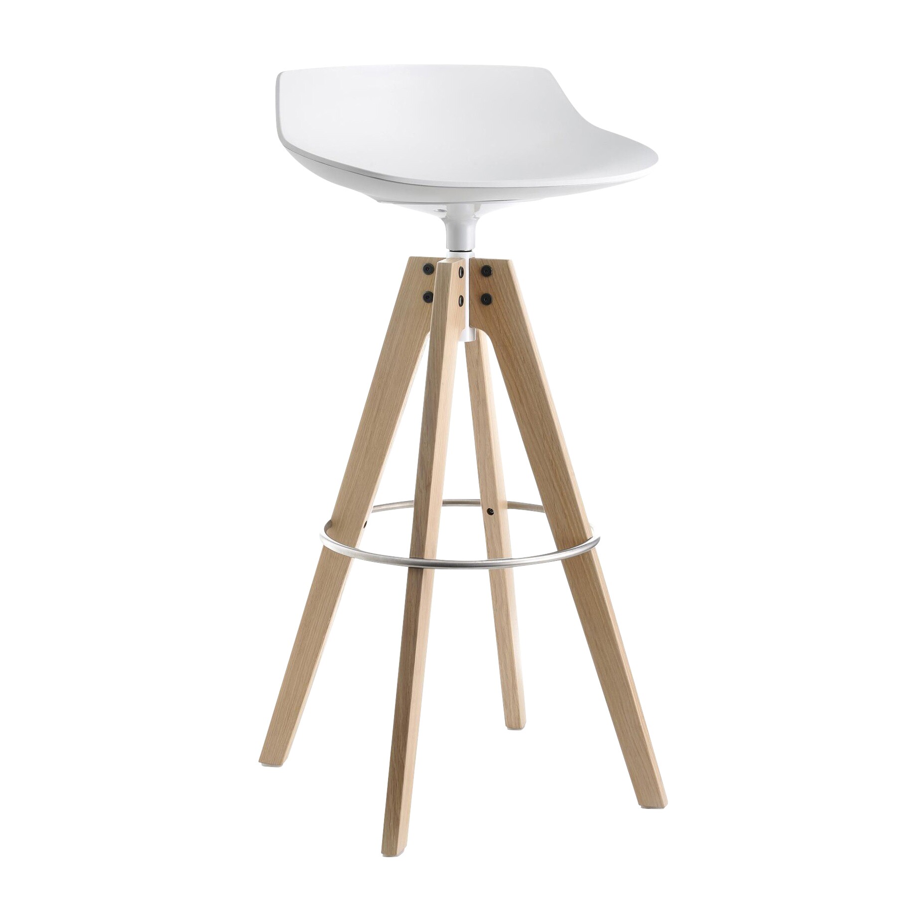 Flow Barstool Frame Oak 65cm