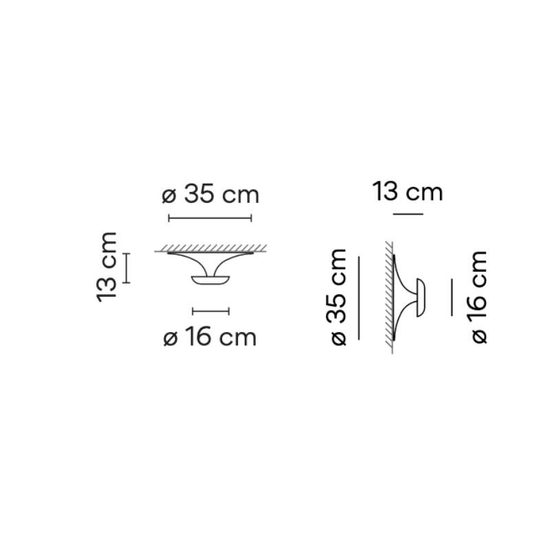 Funnel 2013 LED Wall/ Ceiling Lamp