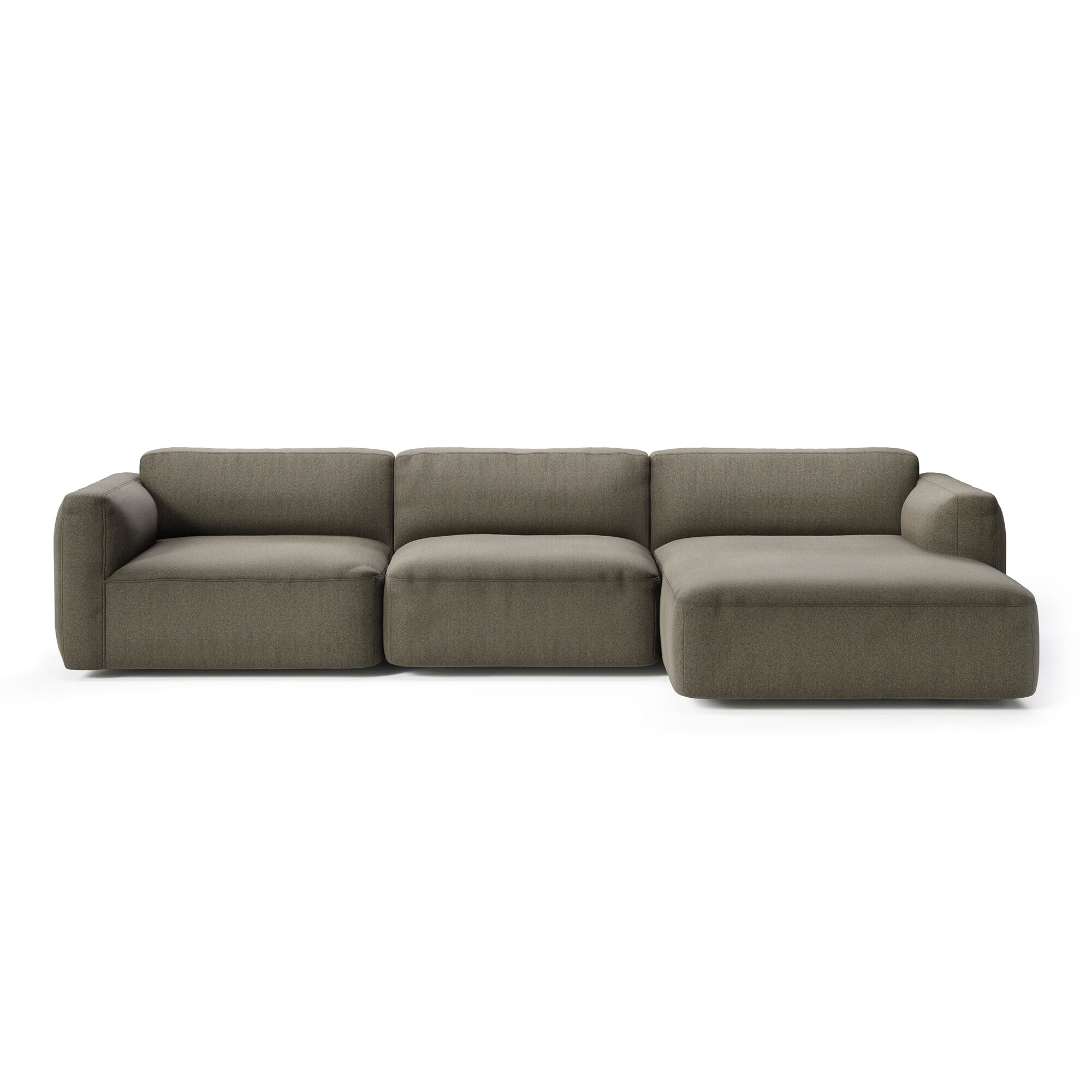 Develius Mellow 3-Seater Sofa Chaise Longue Right