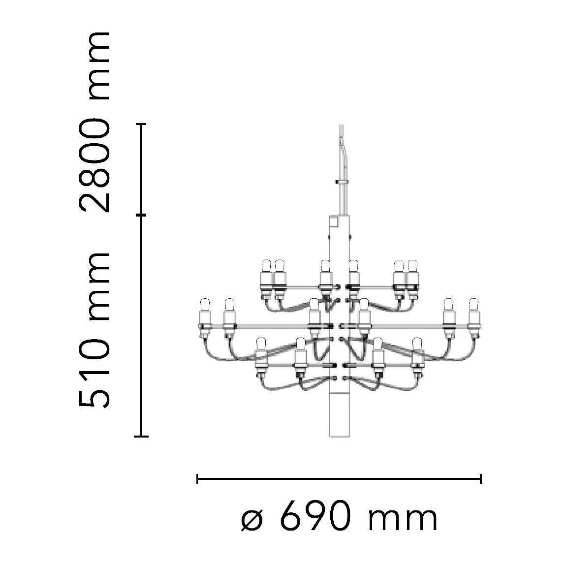 2097/18 Suspension Lamp