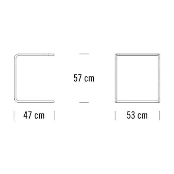 B 97 Side Table Beech