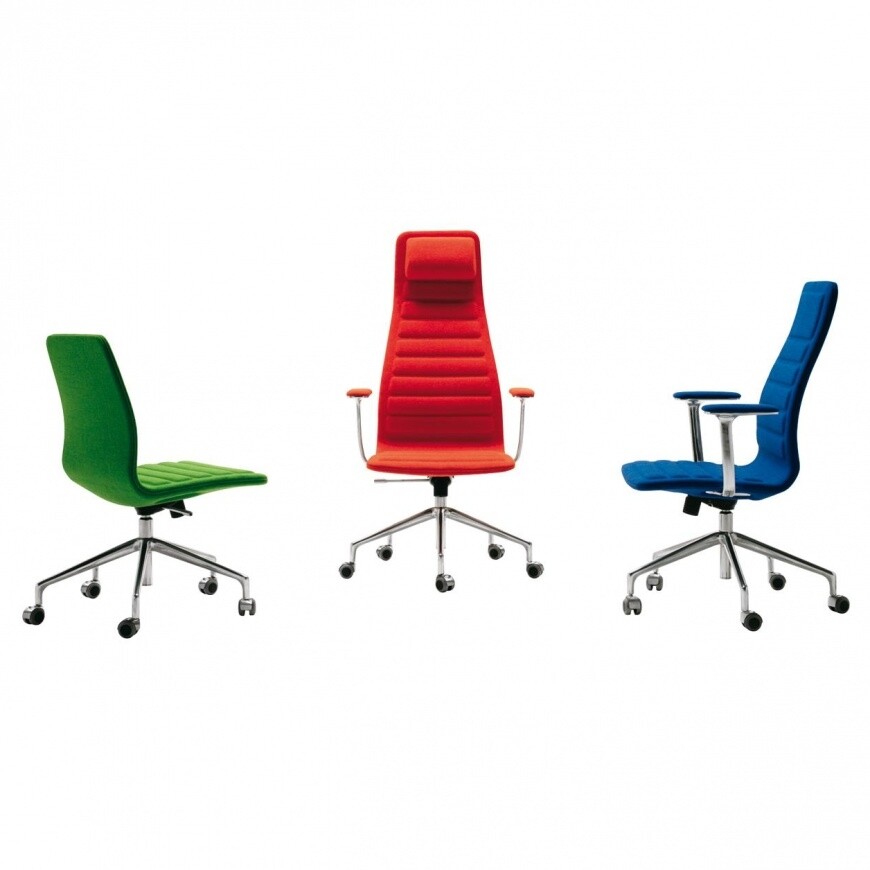 Lotus High Office Chair with Wheels