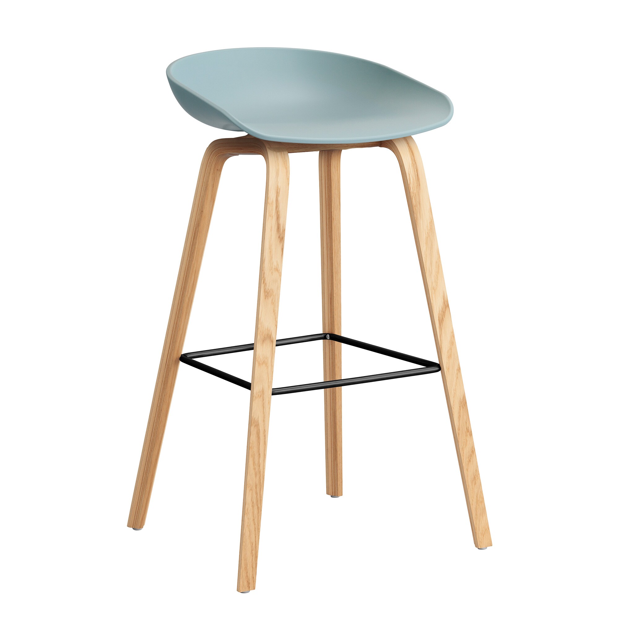 About A Stool AAS 32 2.0 Bar Stool High Lacquered Oak