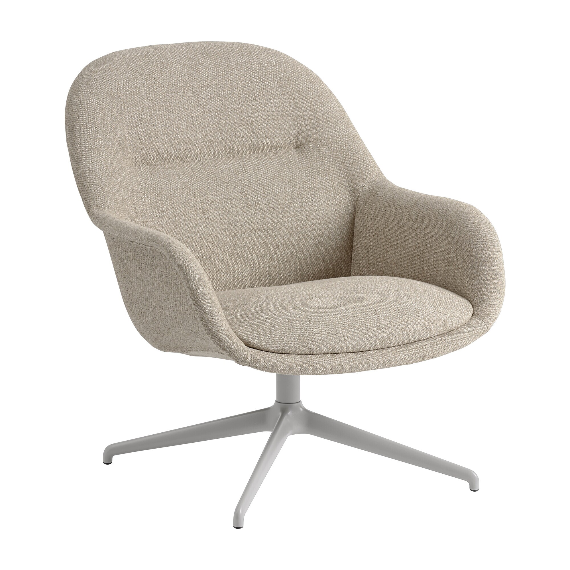 Fiber Swivel Lounge Armchair