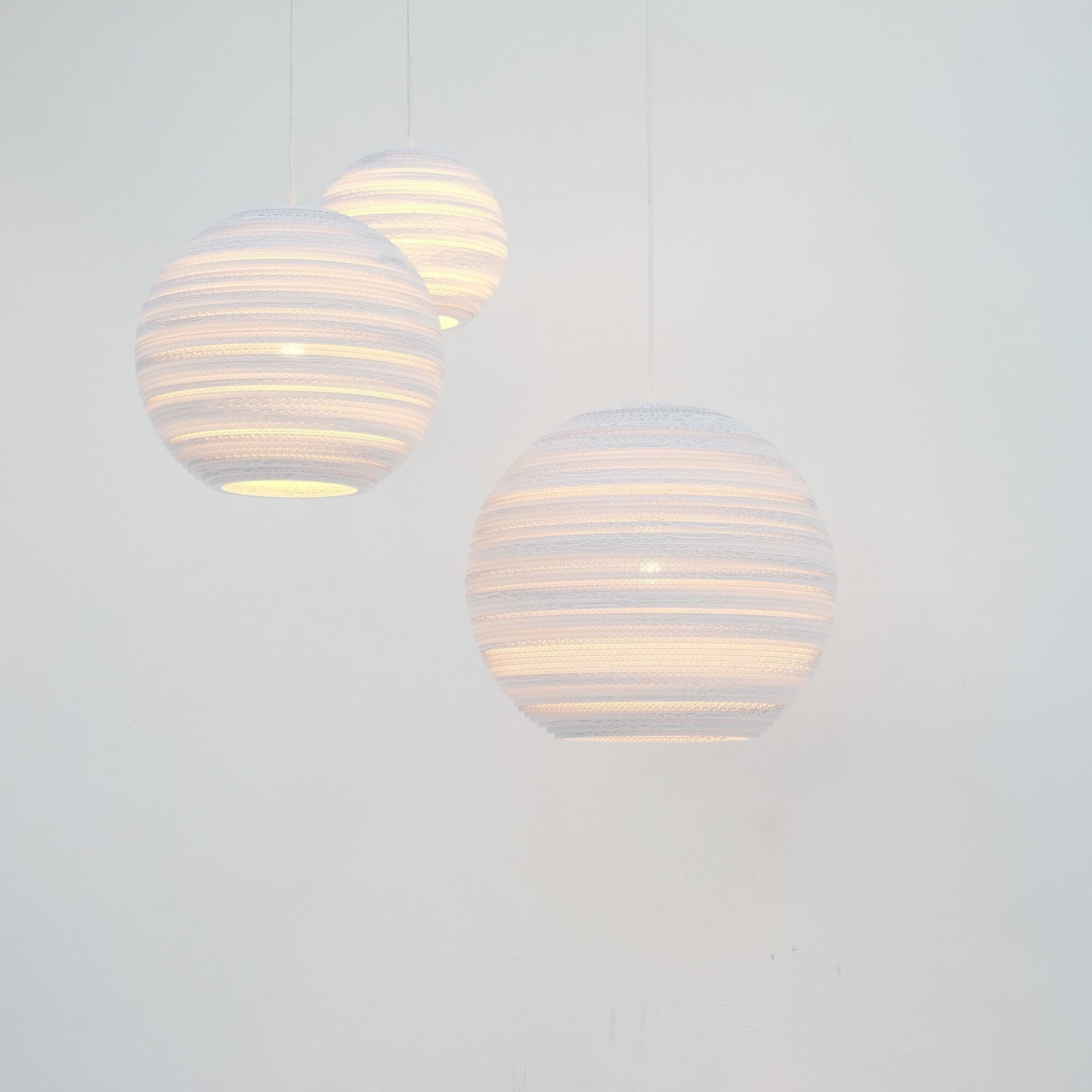 Moon Suspension Lamp White