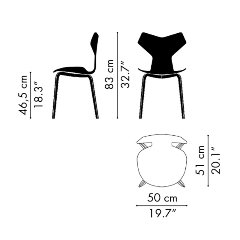 Grand Prix™ Chair With Wood Base