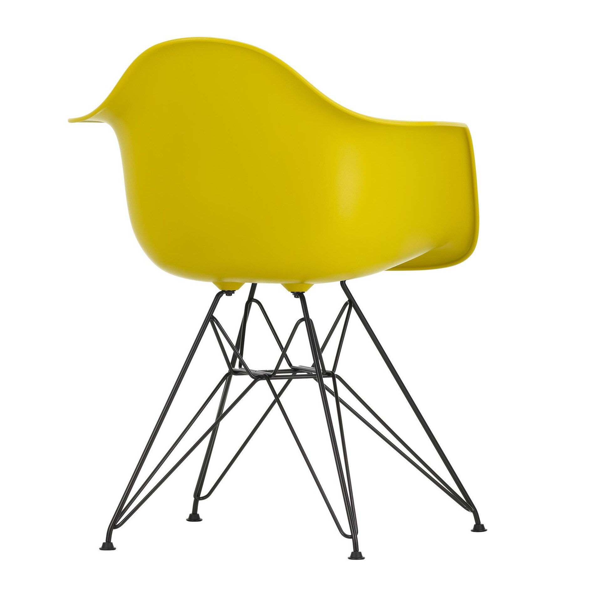 Eames Plastic Armchair DAR RE Black Base