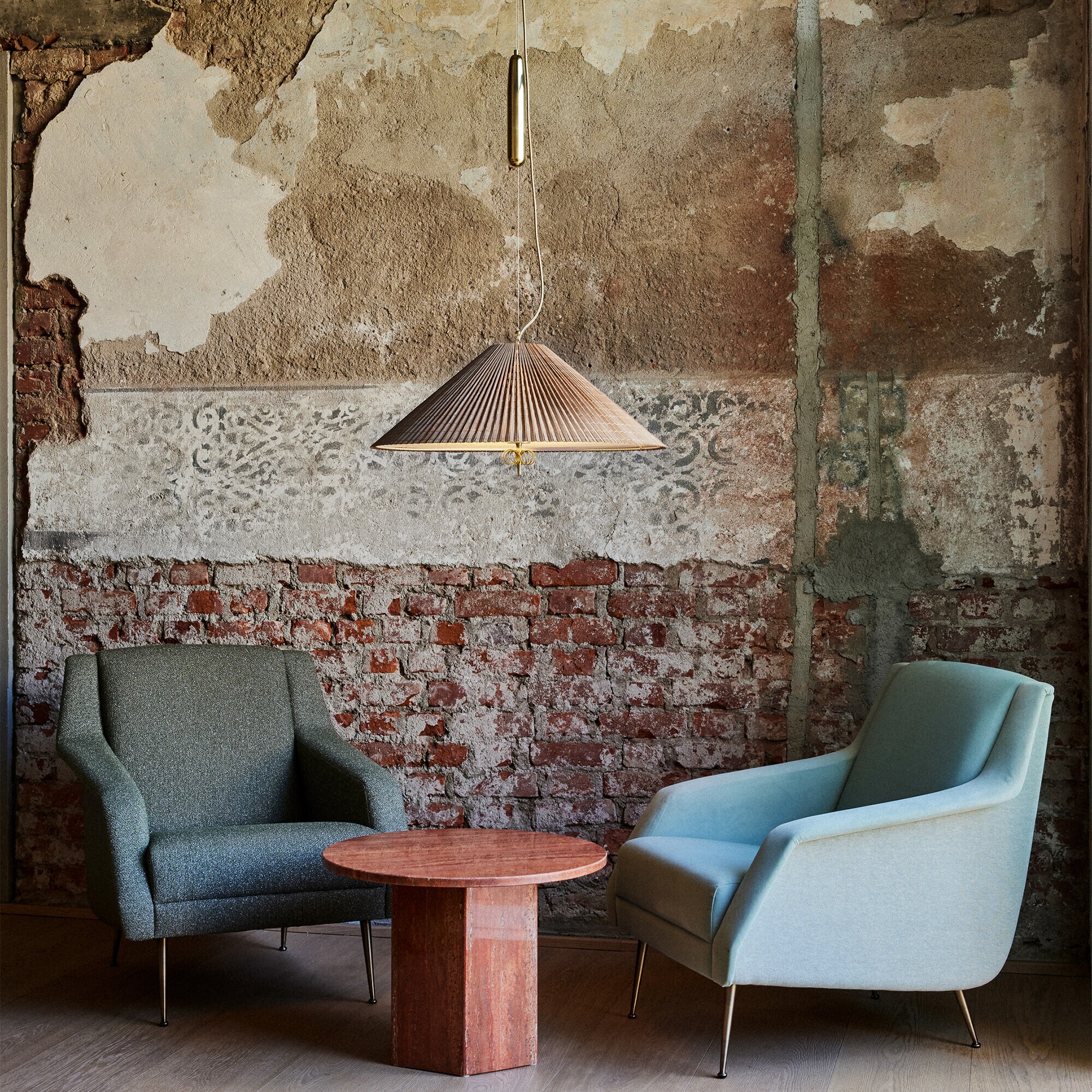 A1972 Suspension Lamp with Counterweight