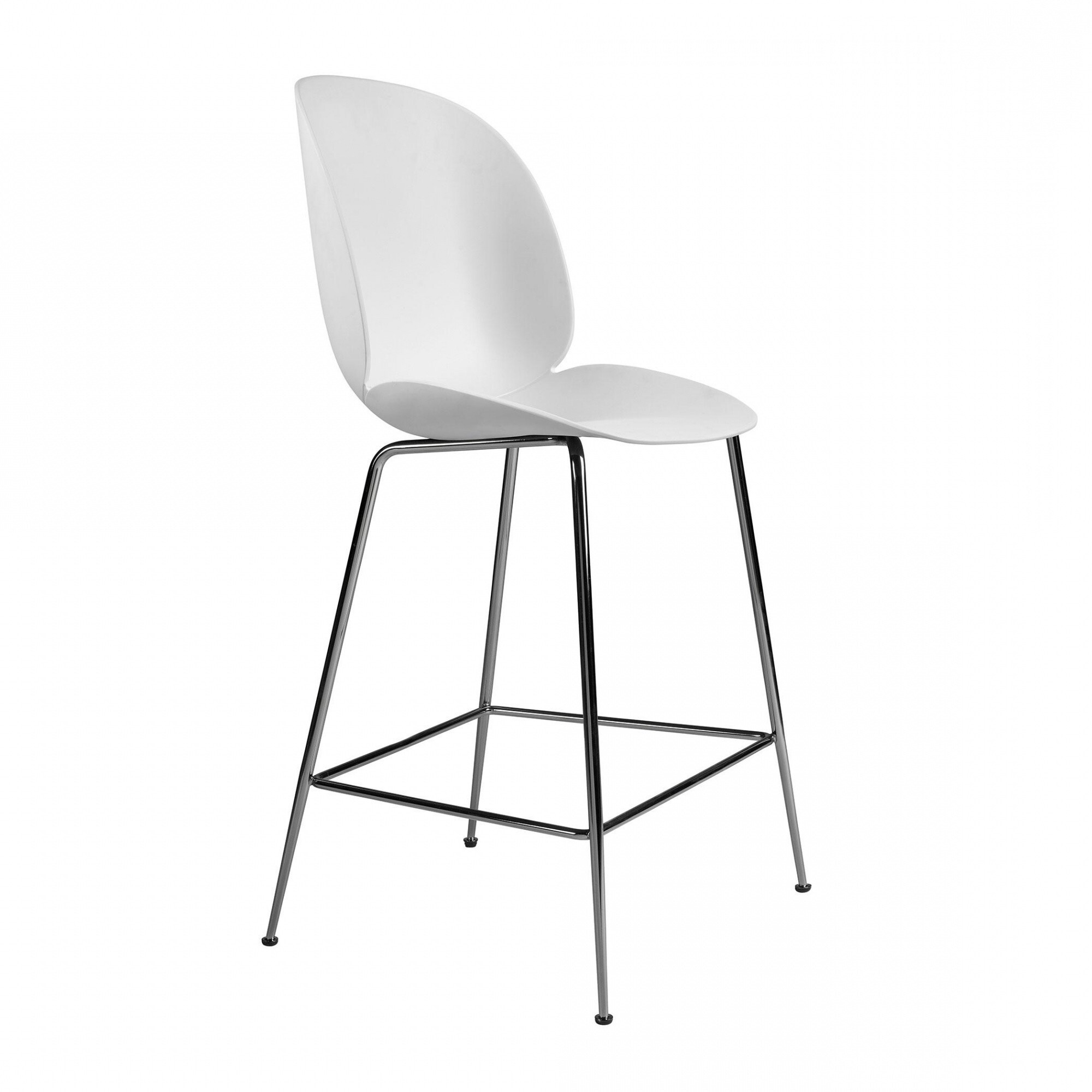 Beetle Bar Stool Chrome Base 108cm