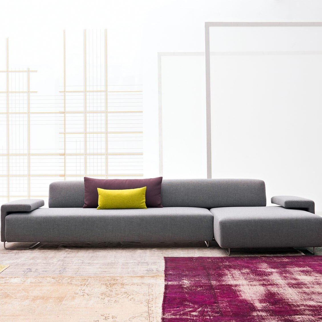 Lowland Lounge Sofa 333x73x154cm