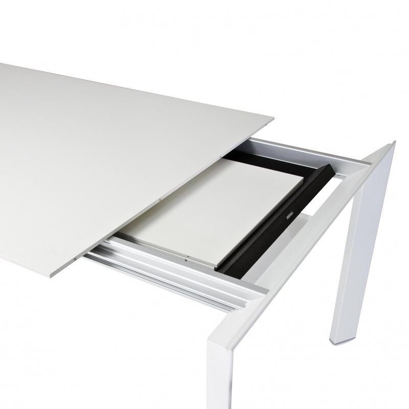 Nori Pure White Dining Table Extendable