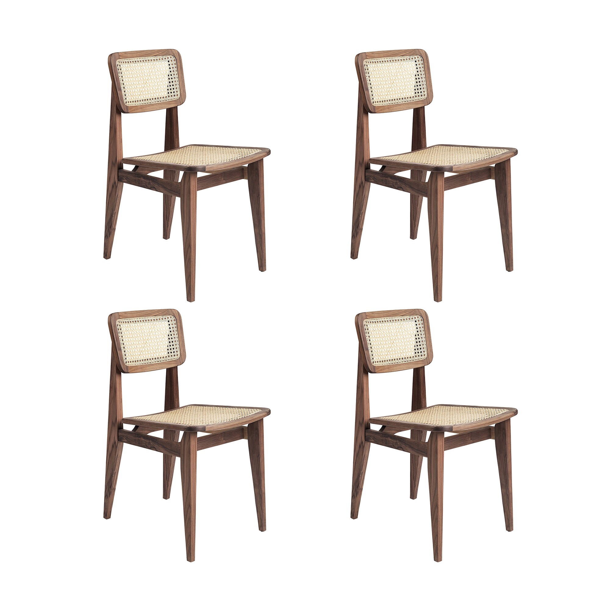 C-Chair All French Cane Dining Chair Set of 4