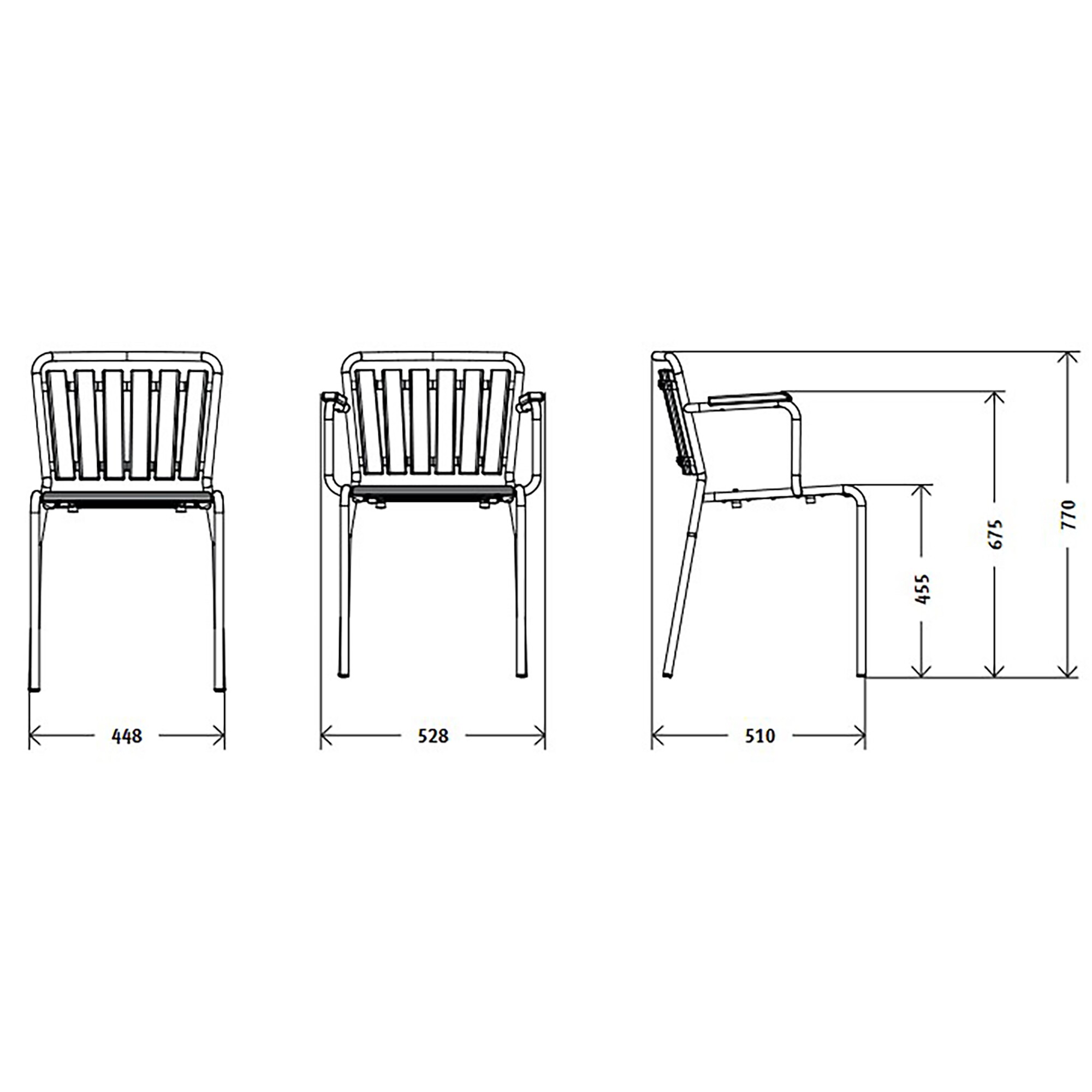 Haefeli Model 1021 Garden Armchair