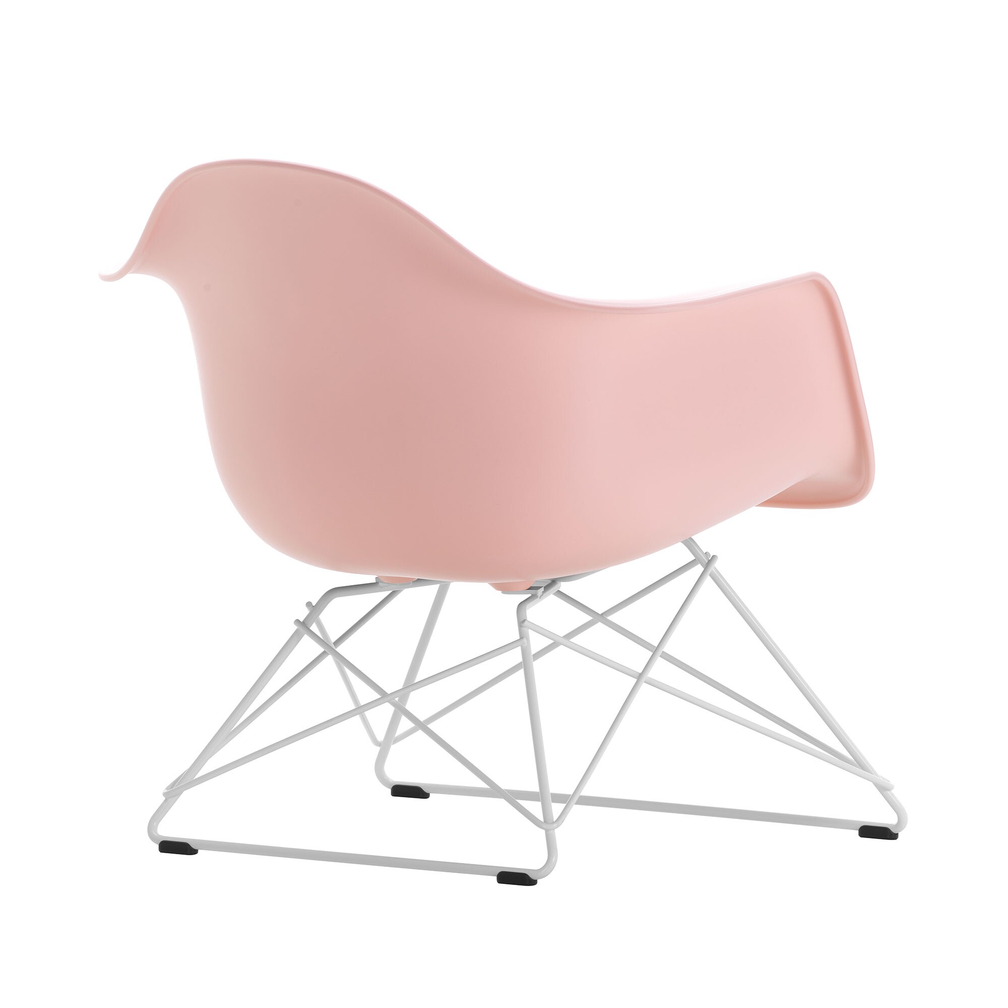 Eames Plastic Armchair LAR RE White Base