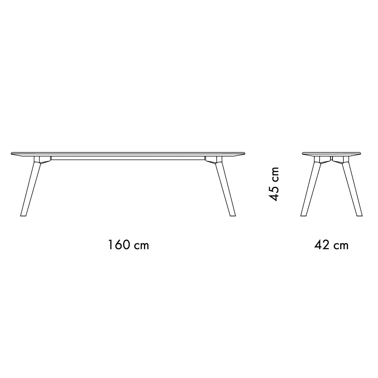 Meyer Medium Bench 160cm