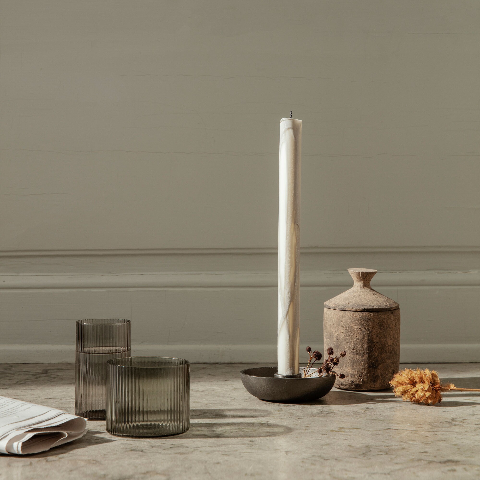 Bowl Stick Candle Holder