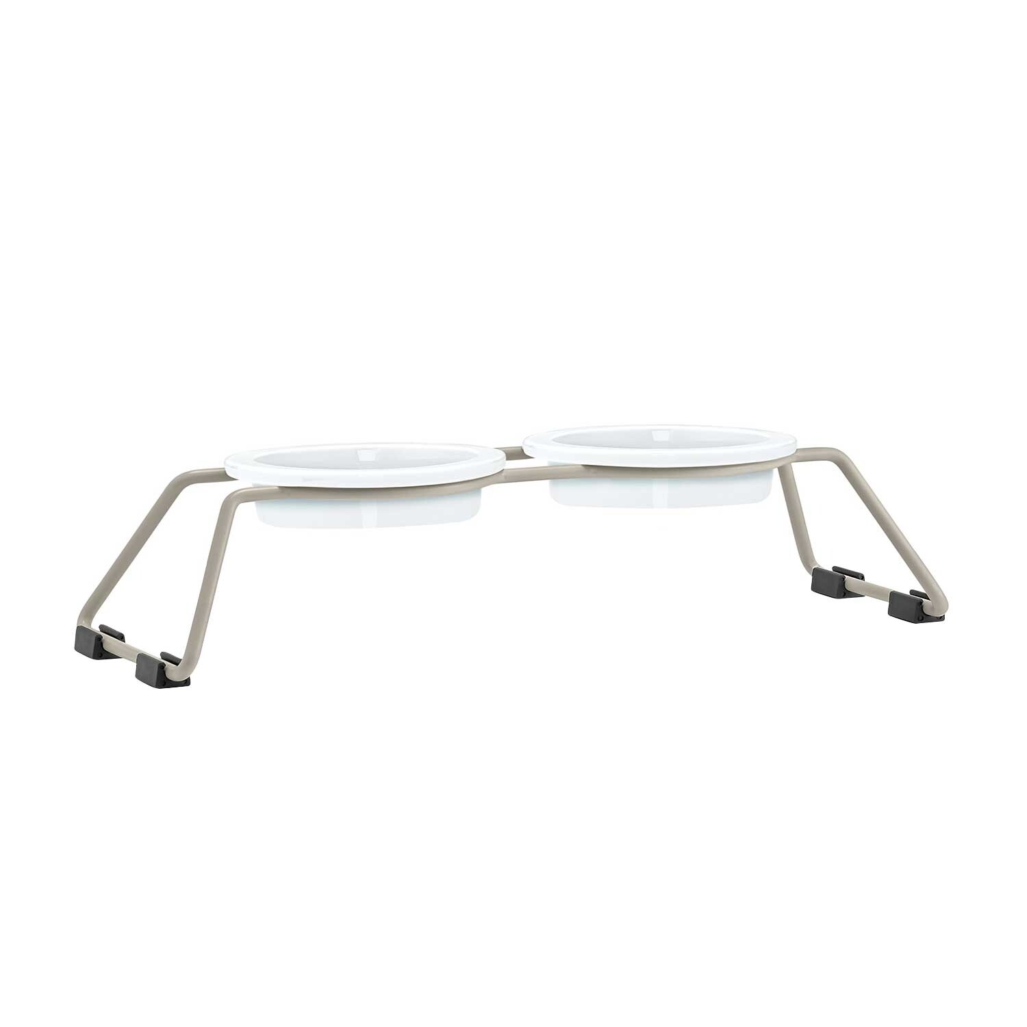 Cena Cat Bowl Stand with Porcelain Bowls