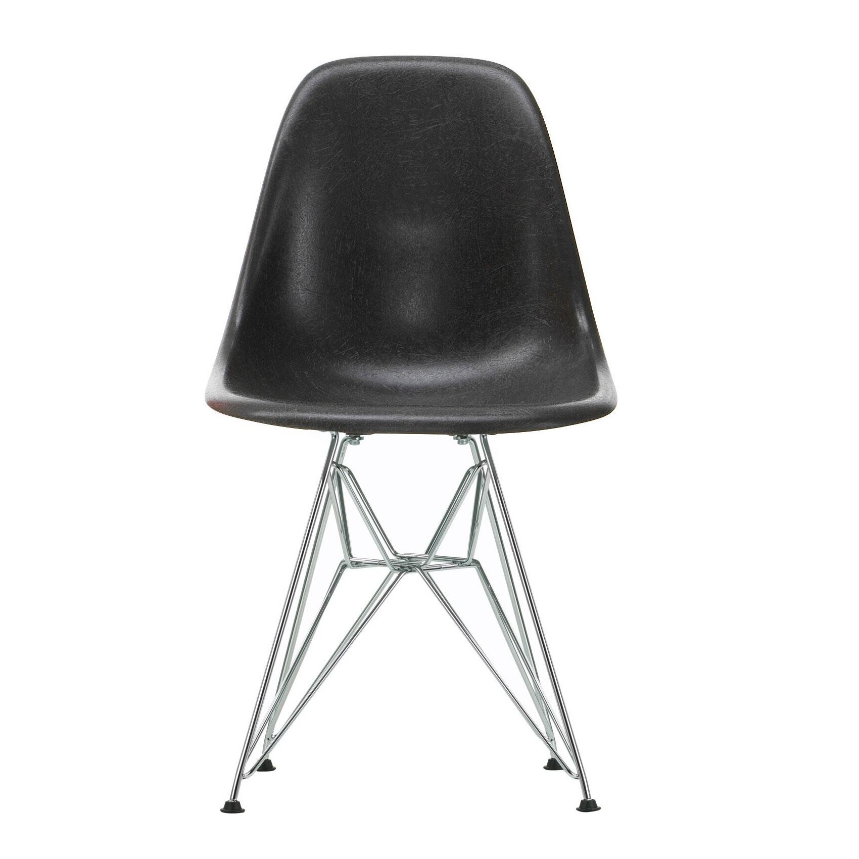 Eames Fiberglass Side Chair DSR Chromed Base
