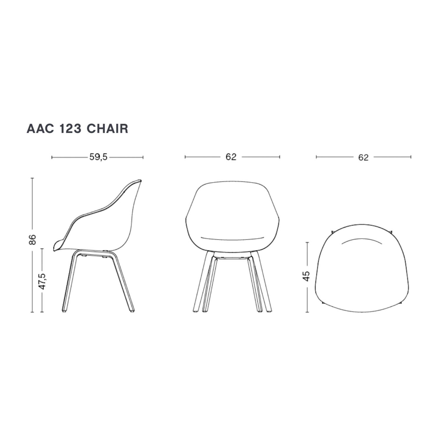 About a Chair 123 Armchair