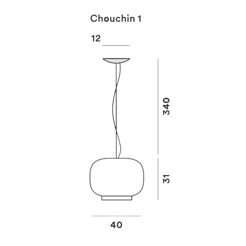 Chouchin 1 Reverse Suspension Lamp