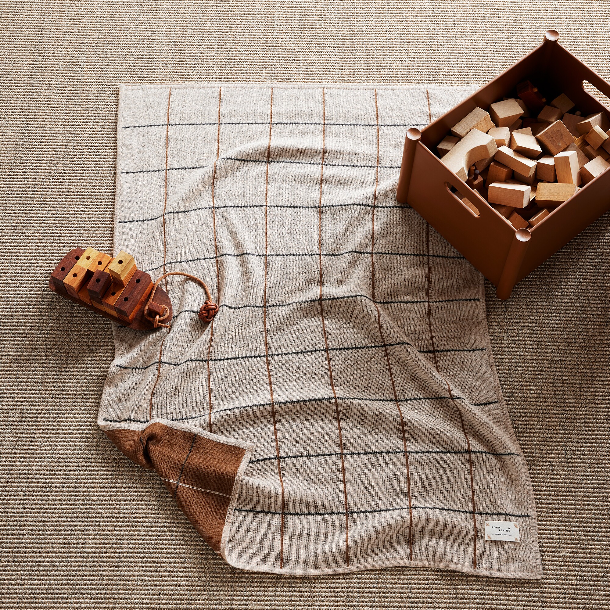 New Squares Kids Blanket