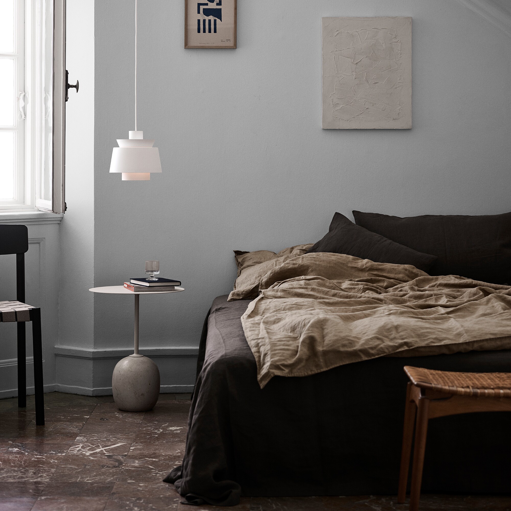 Lato LN8 Side Table Top Steel Round