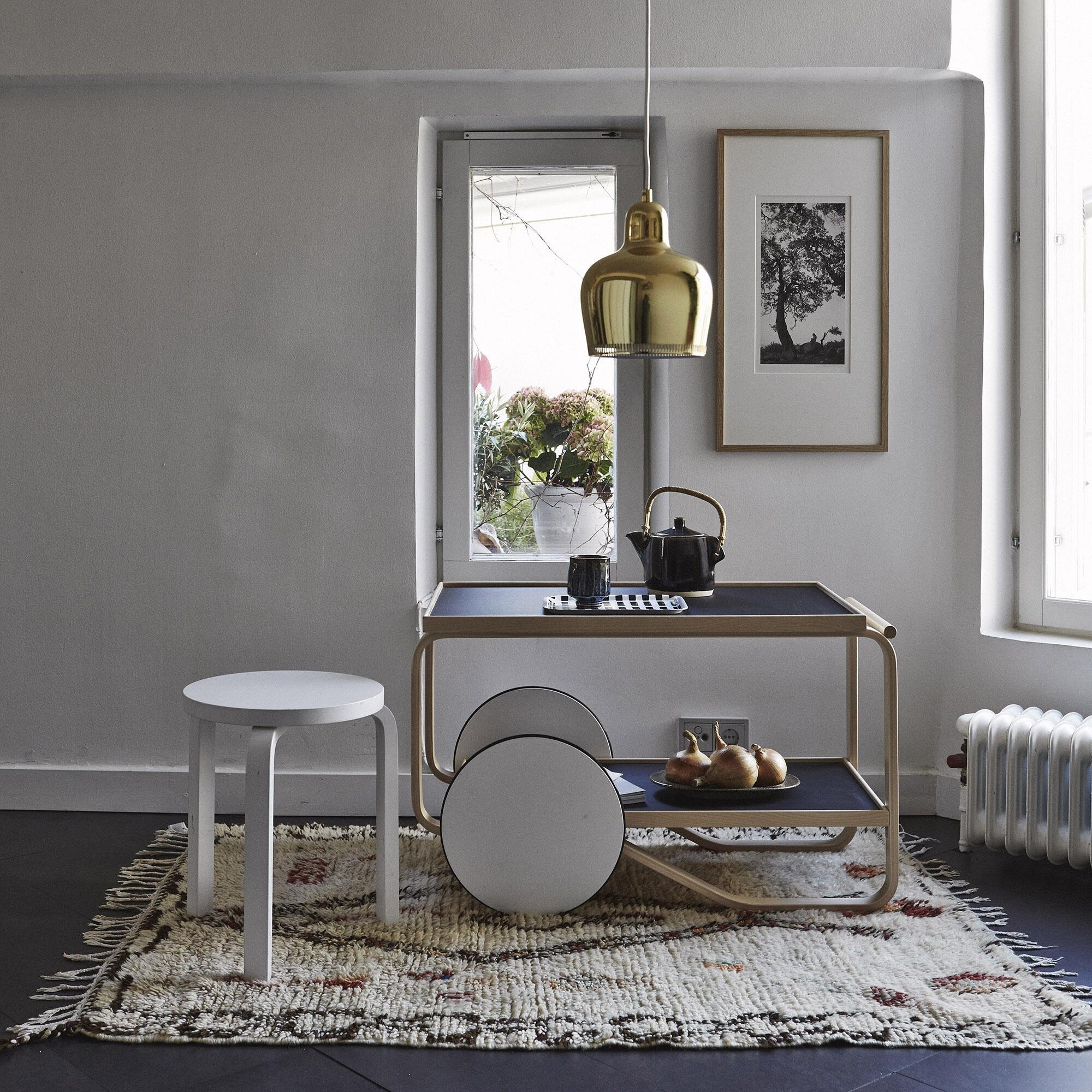 901 Tea Trolley Birch Base