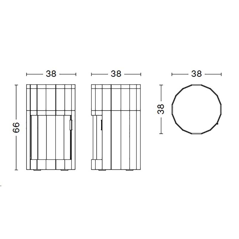 Facet Container High