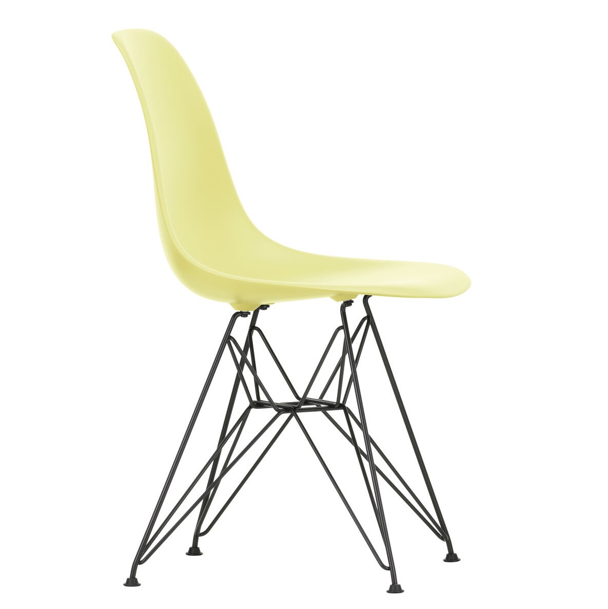 Eames Plastic Side Chair DSR RE Black Base