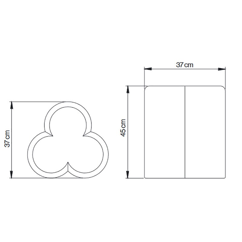 Clover x ByBorre Stool