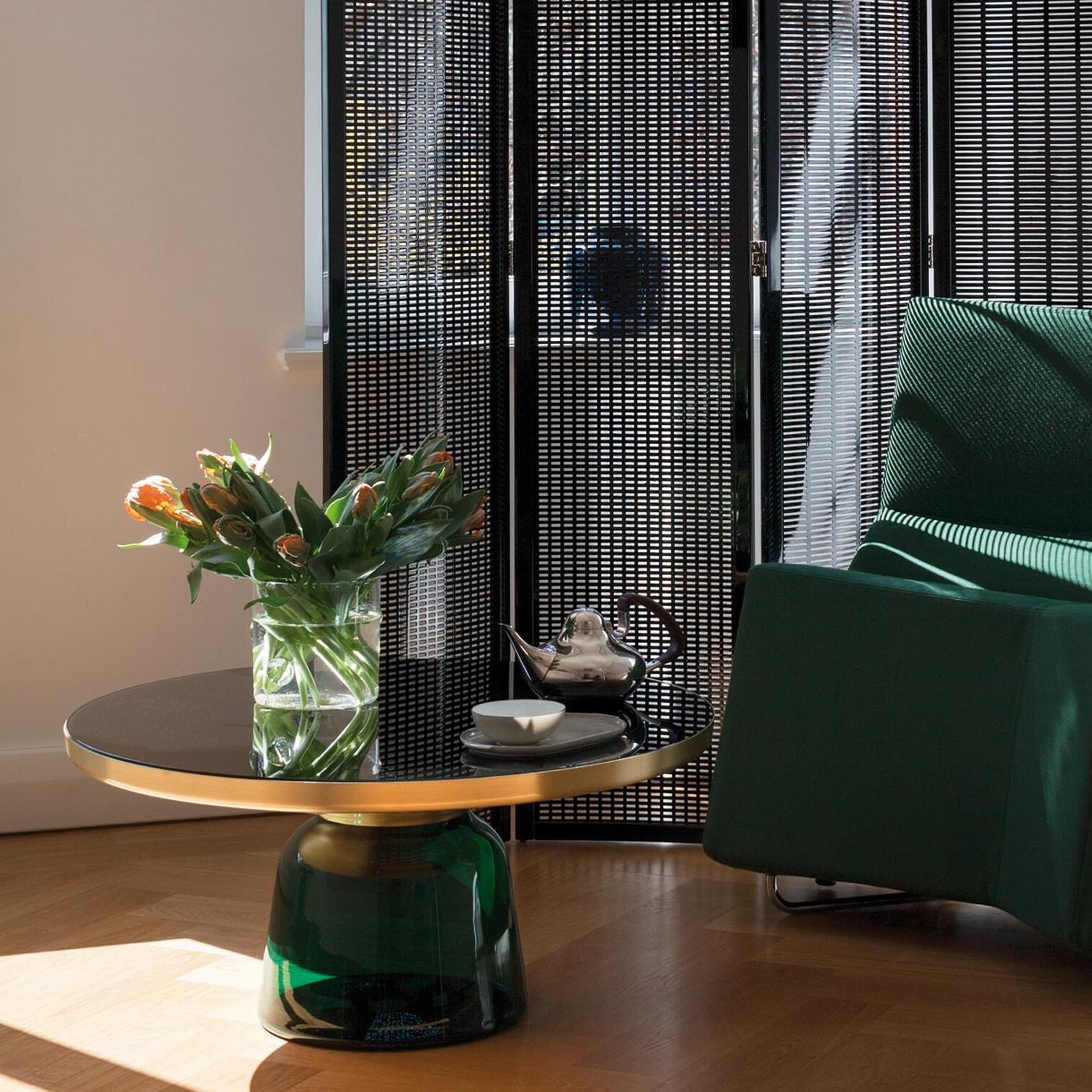 Bell Coffee Table Brass