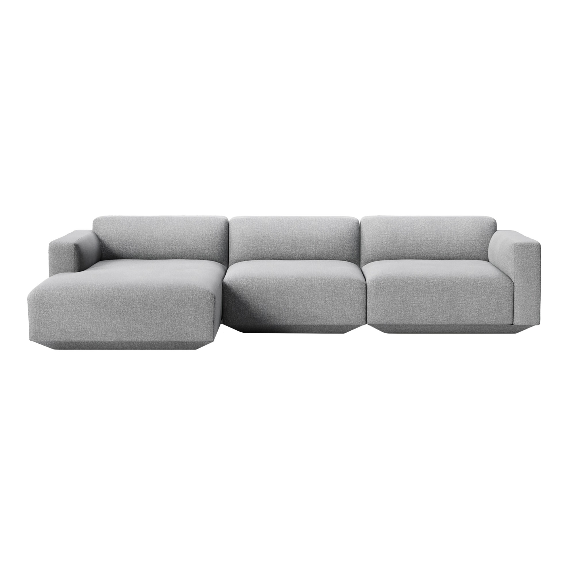 Develius 3-Seater Sofa Chaise Longue Left