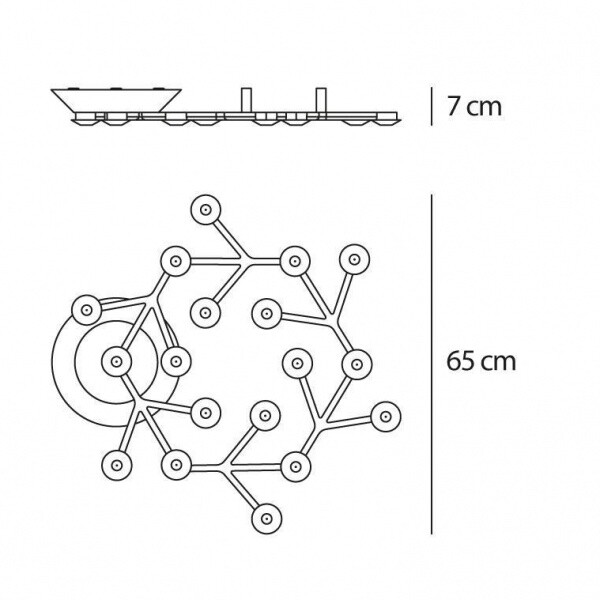 LED Net Soffitto Circolare LED Ceiling Lamp App Control