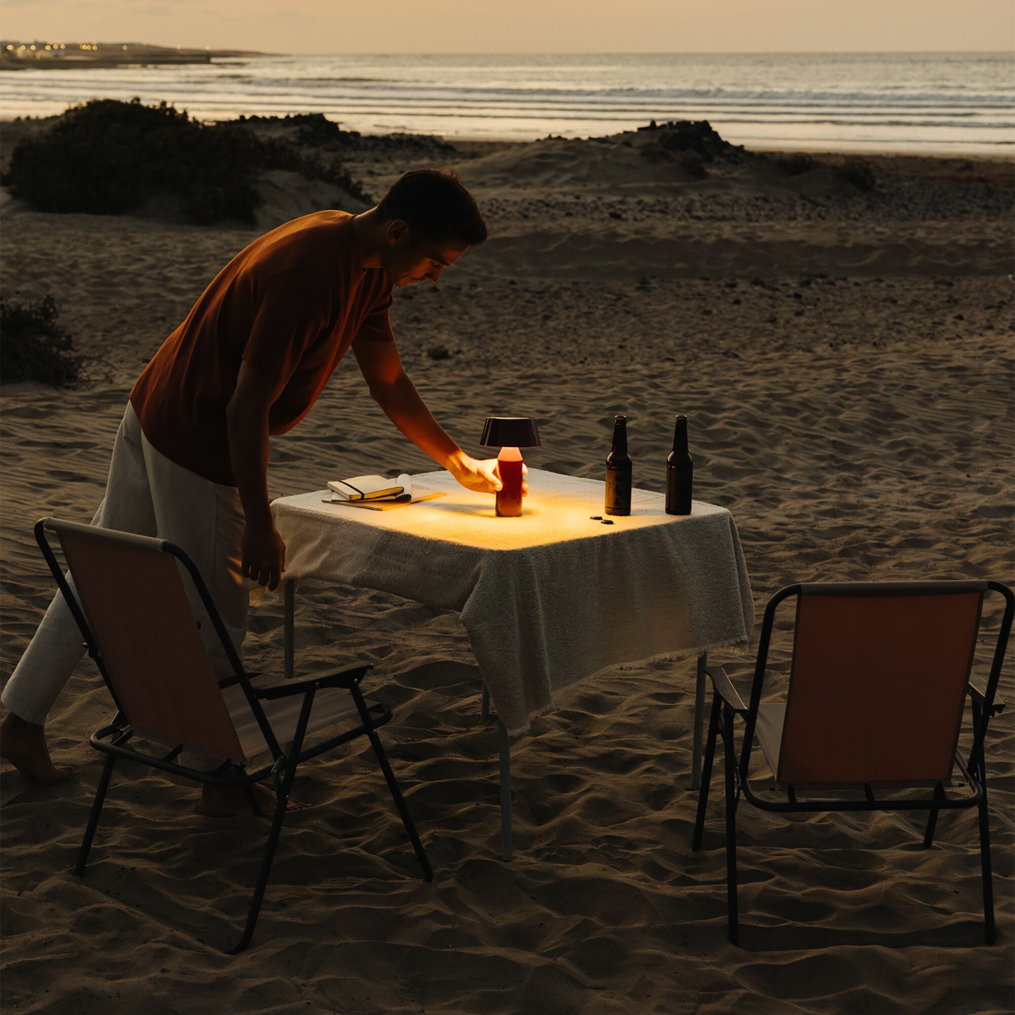 Bicoca LED Table Lamp with Battery