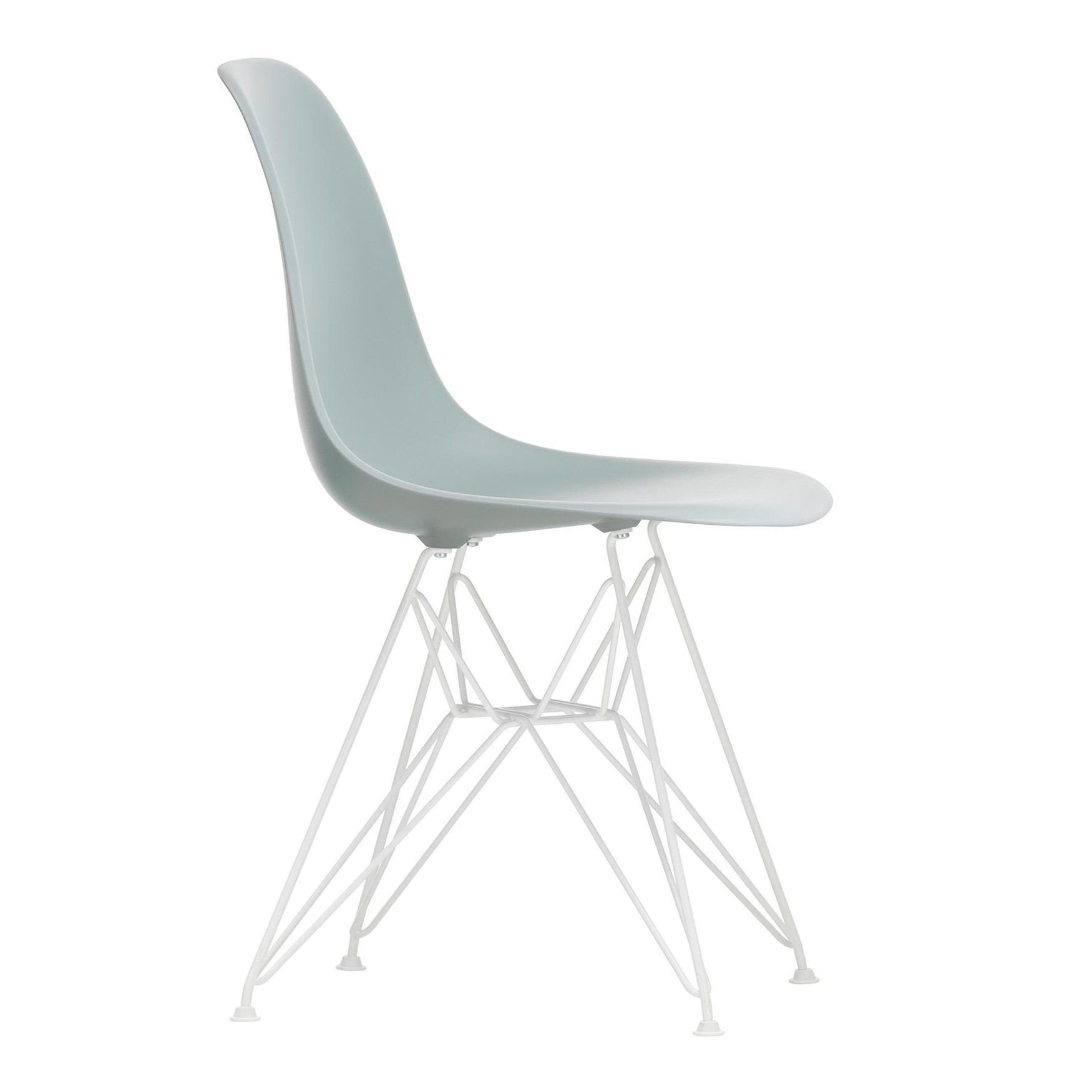 Eames Plastic Side Chair DSR RE White Base
