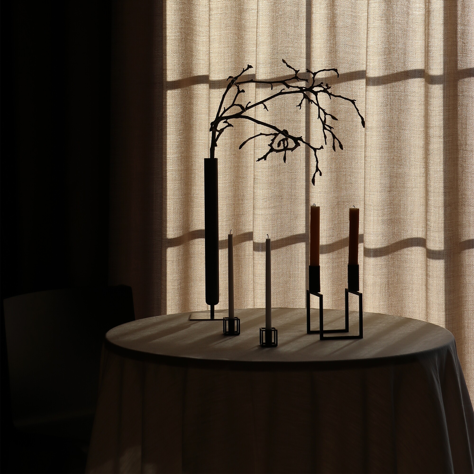 Kubus Micro Candle Holder Set of 2