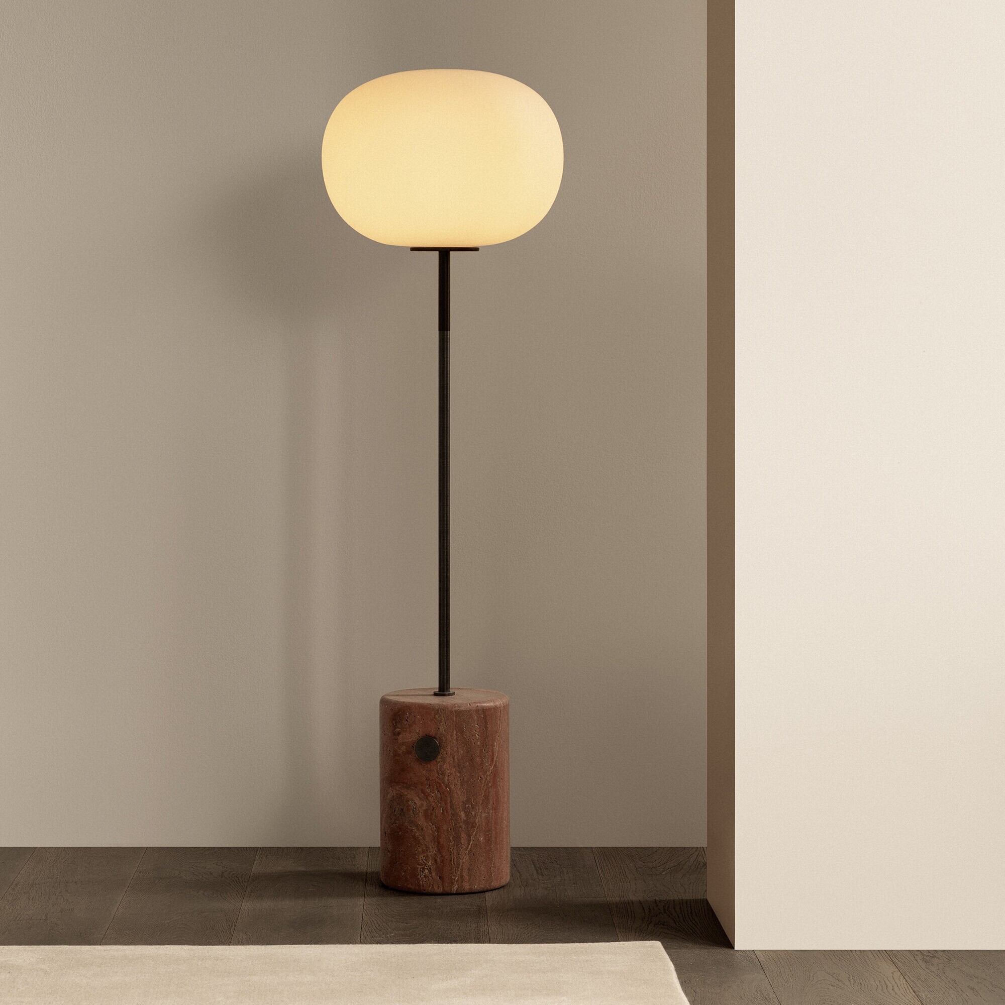JWDA Floor Lamp H 130cm Travertine