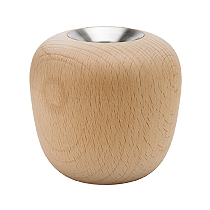 Ora Candle Holder Beech Wood