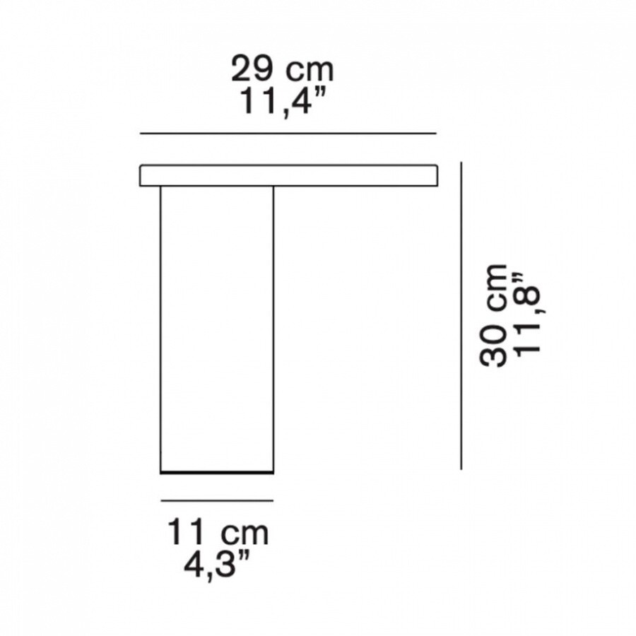 Cylinda 218 LED Table Lamp