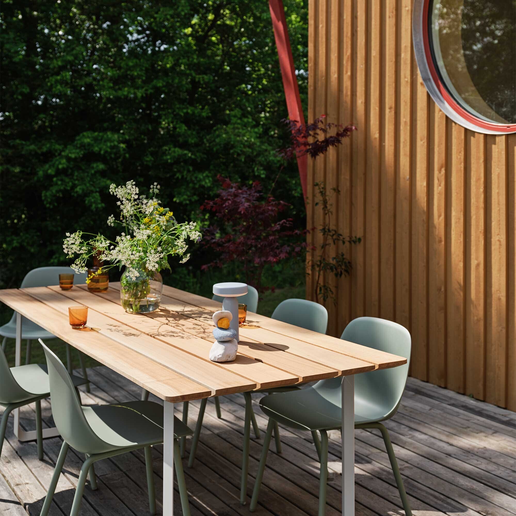 Fiber Outdoor Armchair without Holes