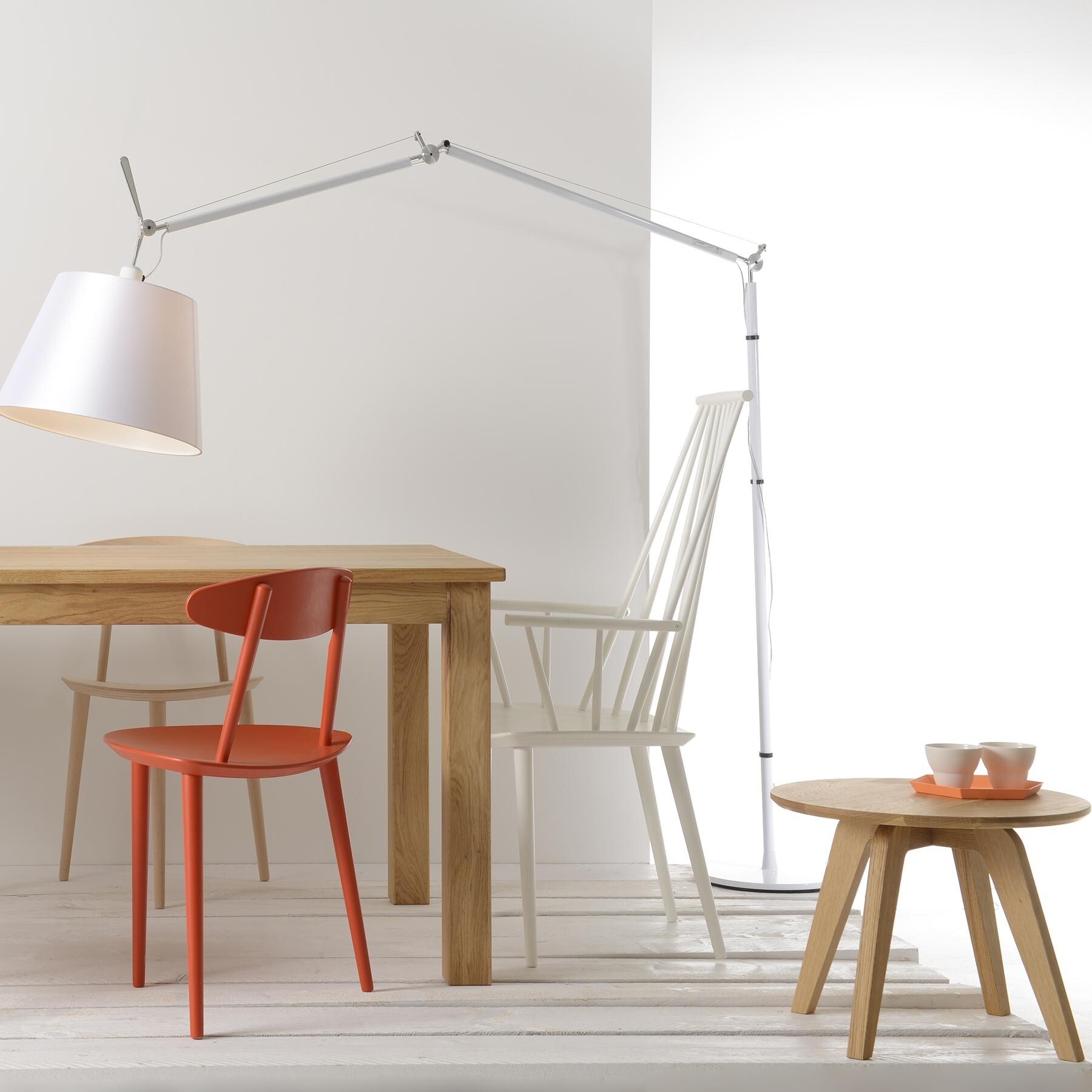 Dweller Solid Wood Side Table Ø50cm