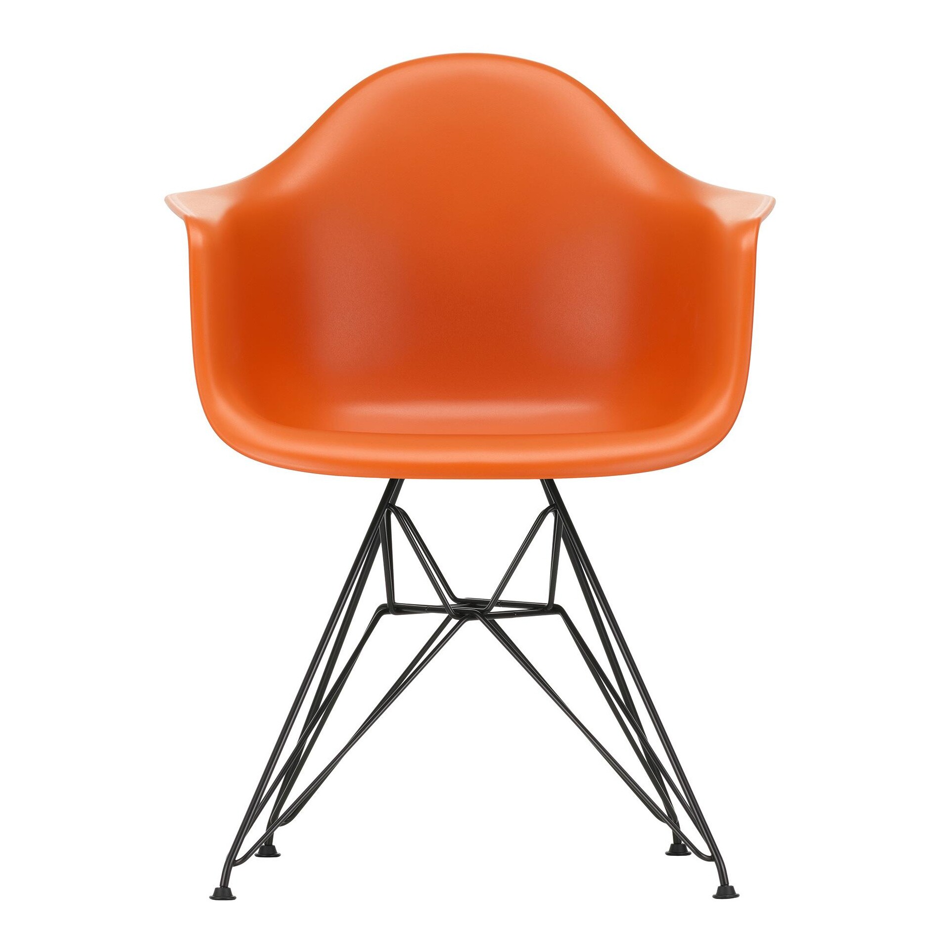 Eames Plastic Armchair DAR RE Black Base