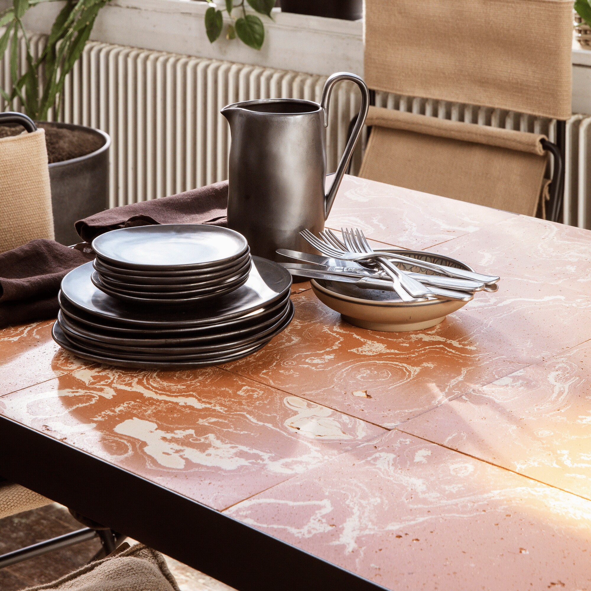 Flod Tiles Dining Table