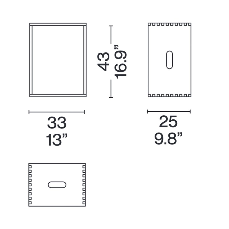 LC14 Tabouret Maison du Brésil Stool/Side Table