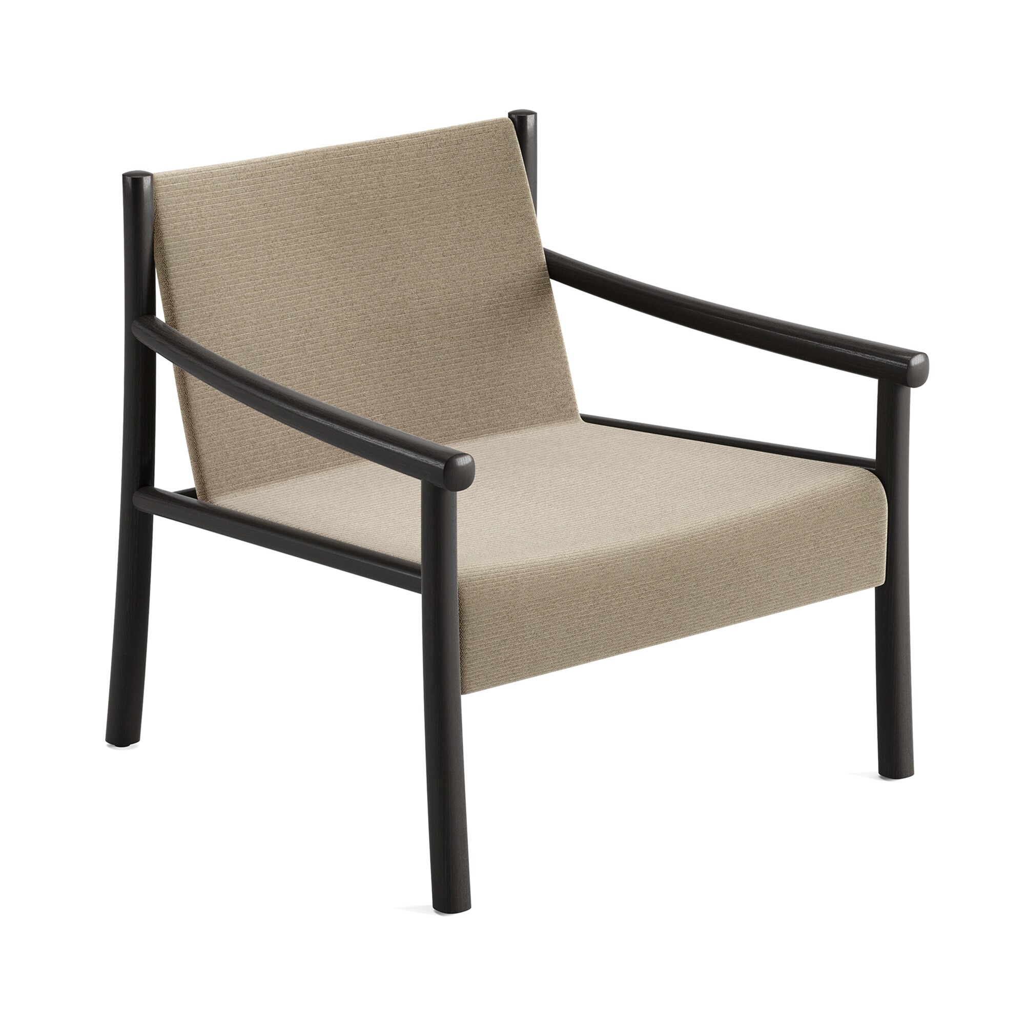 KATA Lounge Chair Frame Black Stained Oak
