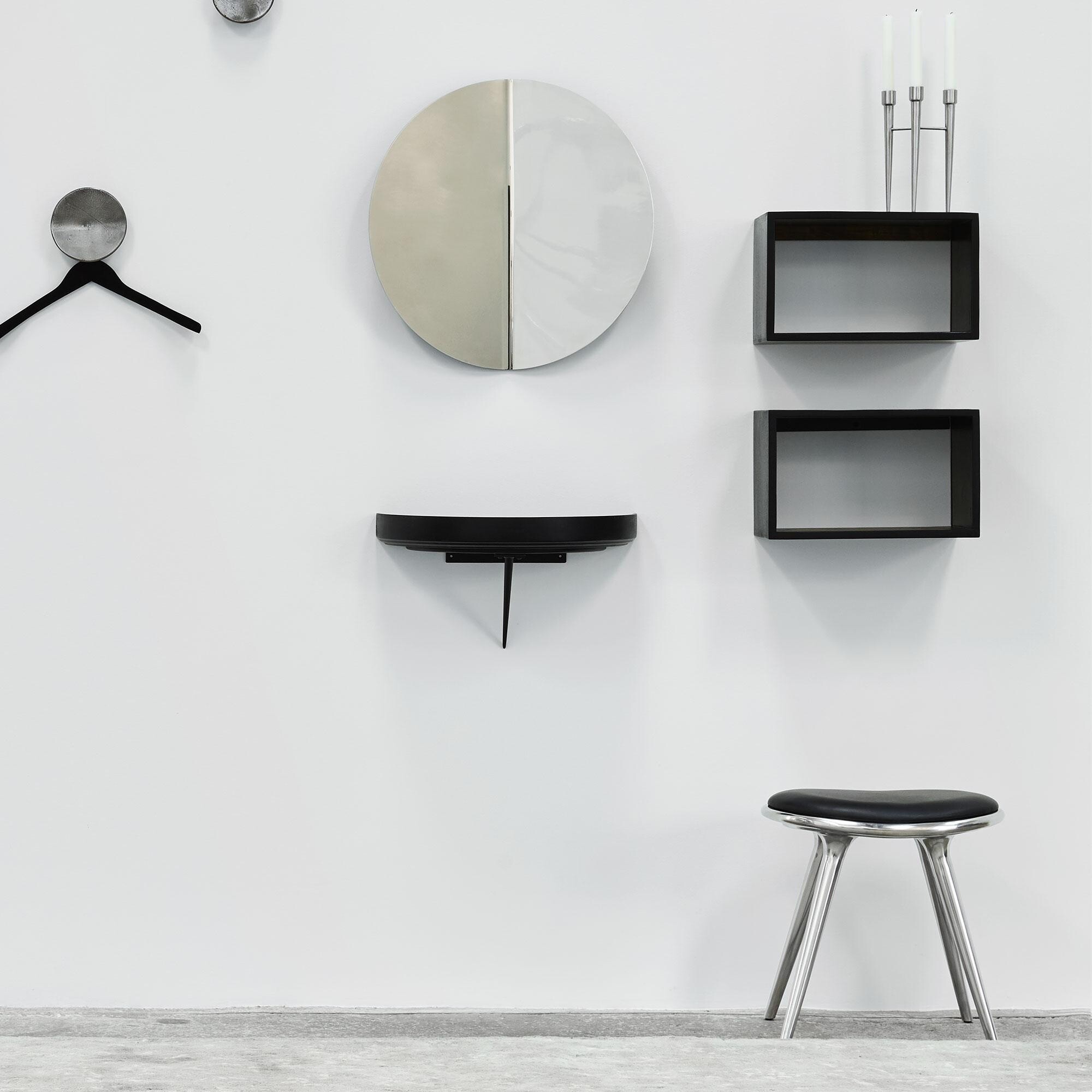 Low Stool Aluminium Base H 47cm