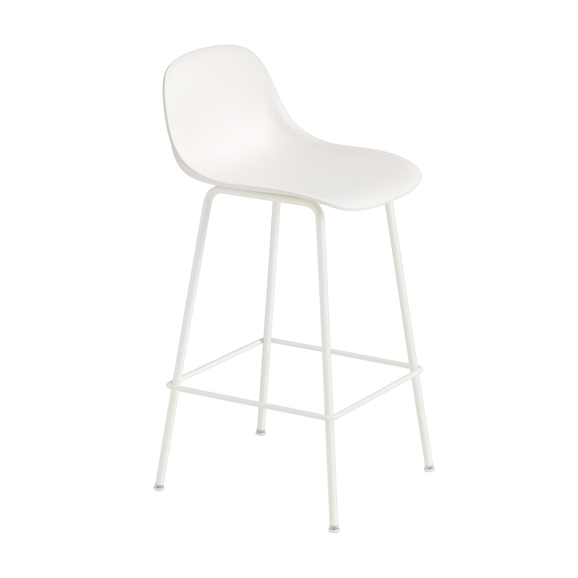 Fiber Bar Stool With Backrest 65cm