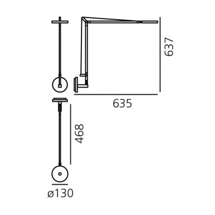Demetra Professional Parete LED Wall Lamp