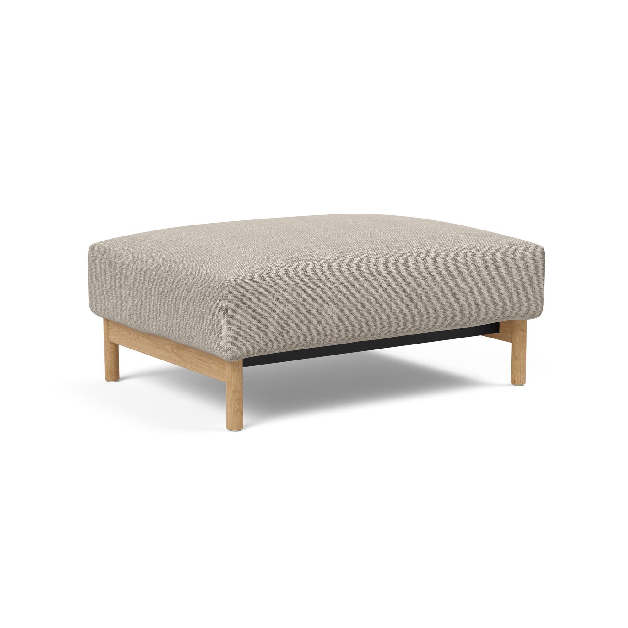 Malloy Wood Ottoman